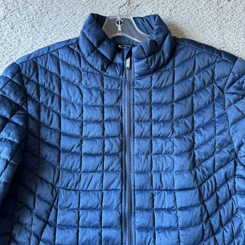 NEW Ben Sherman Jacket Mens Large Blue Puffer Quilted Coat Classic Outdoor Golf